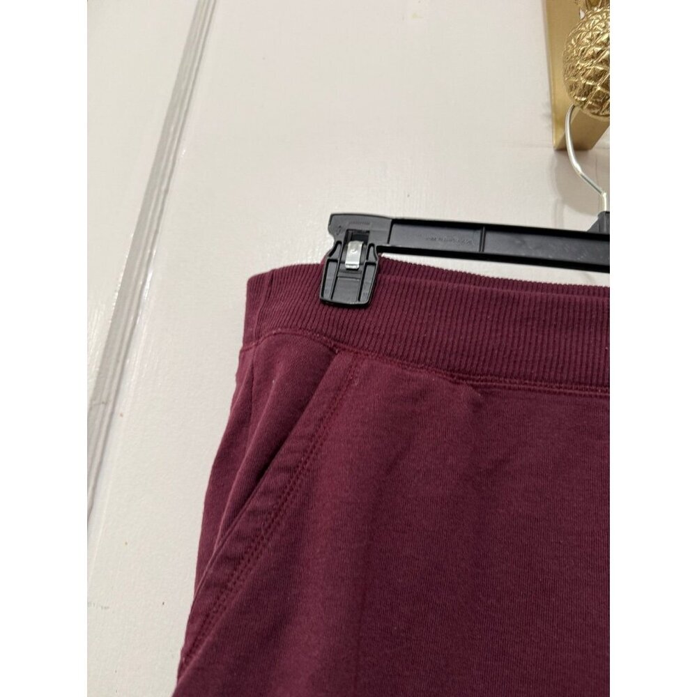 Time & Tru women’s size large maroon jogger pants - Picture 4 of 12